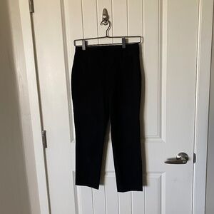 Talbots Stretch Waist Pull on Black Work Pants/ Capris, Women's Petite Size 2